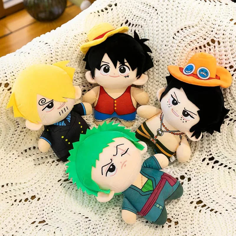 Hot Anime One Piece Plush Toys Cute Sanji Zero Plushie Kawaii Luffy Ace Soft Stuff Doll Room Decor For Birthday Gift