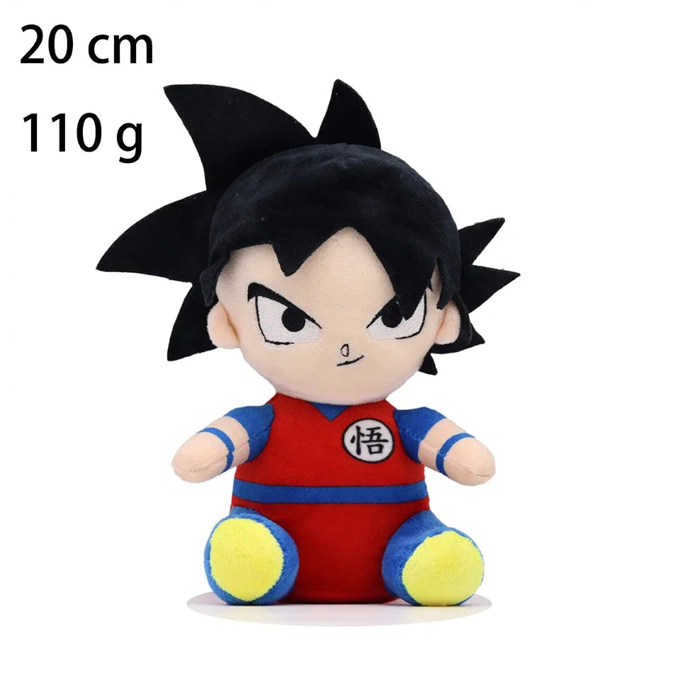 The Anime Plush DragonBall Japan  Toys Super Saiyan Goku Vegeta Picollo Trunks Gohan Cartoon Figure Stuffed Dolls Child Gifts