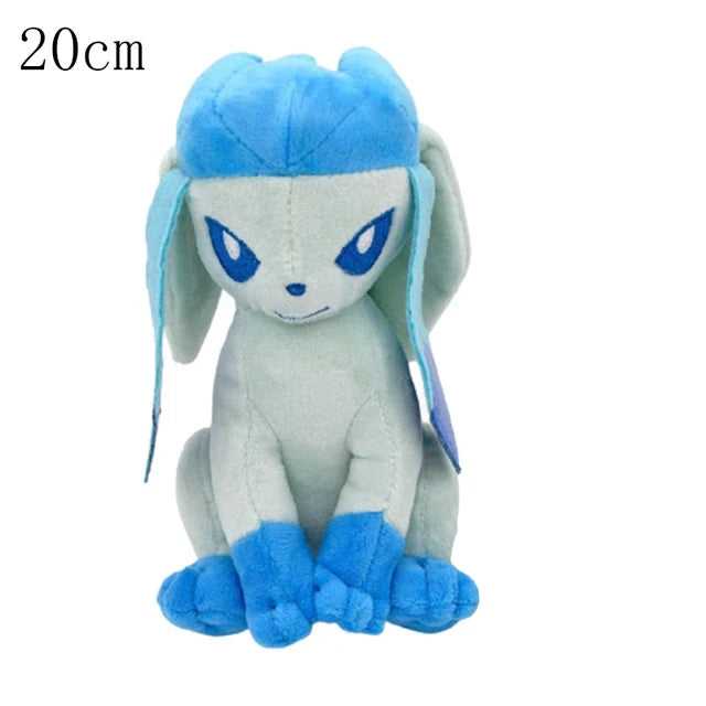 Eevee Family Pokemon Plush Toys Set - Sylveon Umbreon Vaporeon Flareon Pikachu Stuffed Dolls Exquisite Kids Xmas Gift