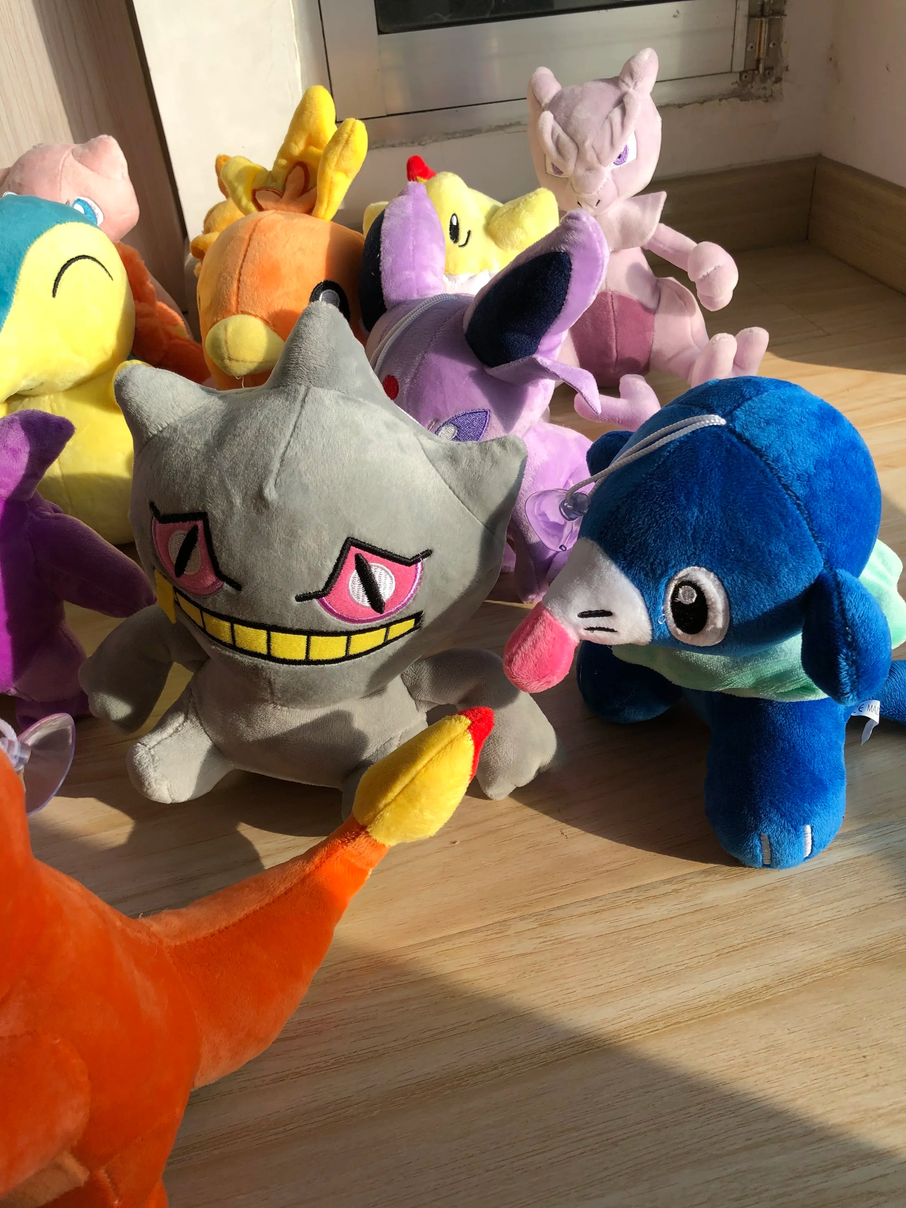 Cute Blastoise Plush Toys Pokemon Plush Toy Bulbasaur Charmander Squirtle Pikachu Anime Figure Gengar Eevee Stuffed Doll Gift