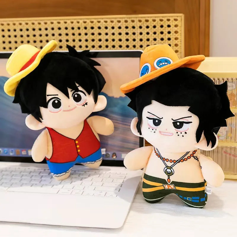 Hot Anime One Piece Plush Toys Cute Sanji Zero Plushie Kawaii Luffy Ace Soft Stuff Doll Room Decor For Birthday Gift