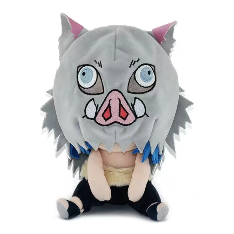 20cm Demon Slayer Plush Toys Tanjirou Anime Figure Nezuko Plushie Zenitsu Inosuke Doll Stuffed Toy Cosplay for Holiday Gifts