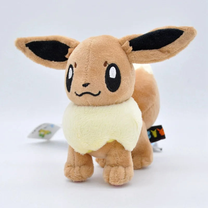 Eevee Family Pokemon Plush Toys Set - Sylveon Umbreon Vaporeon Flareon Pikachu Stuffed Dolls Exquisite Kids Xmas Gift