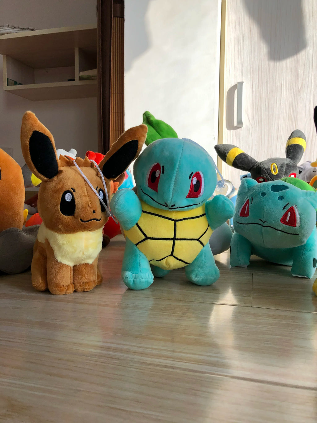 Cute Blastoise Plush Toys Pokemon Plush Toy Bulbasaur Charmander Squirtle Pikachu Anime Figure Gengar Eevee Stuffed Doll Gift