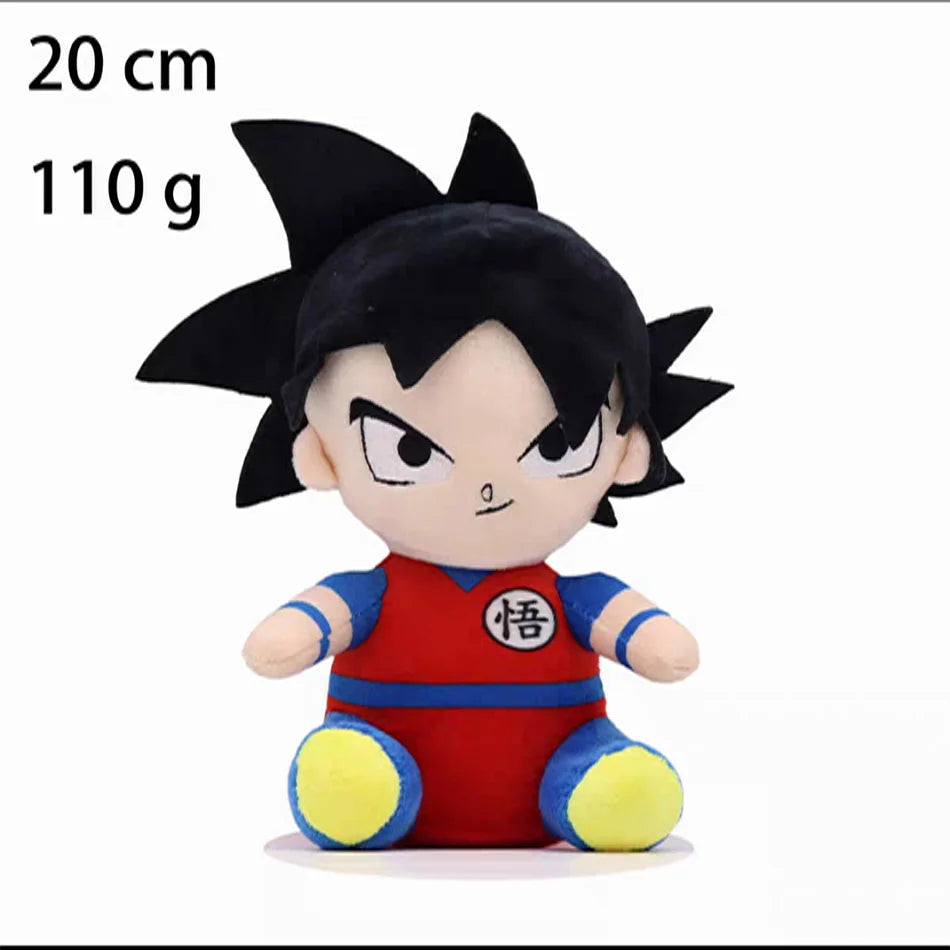 The Anime Plush DragonBall Japan  Toys Super Saiyan Goku Vegeta Picollo Trunks Gohan Cartoon Figure Stuffed Dolls Child Gifts