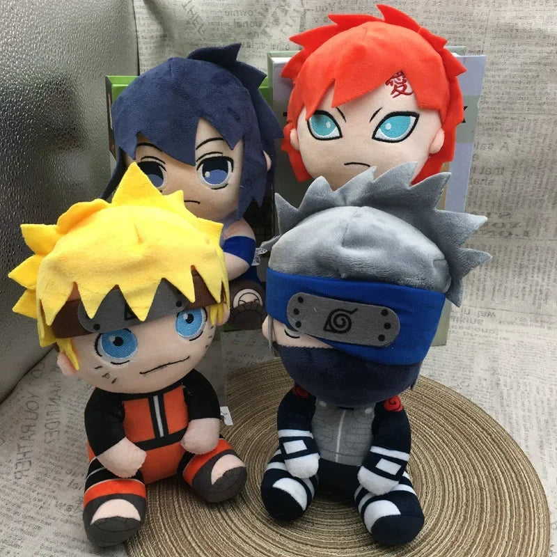 20CM New Naruto Plush Doll Creative Cute Pillow Kakashi Uchiha Itachi Simulation Doll Children's Birthday Gift Collection Toys!