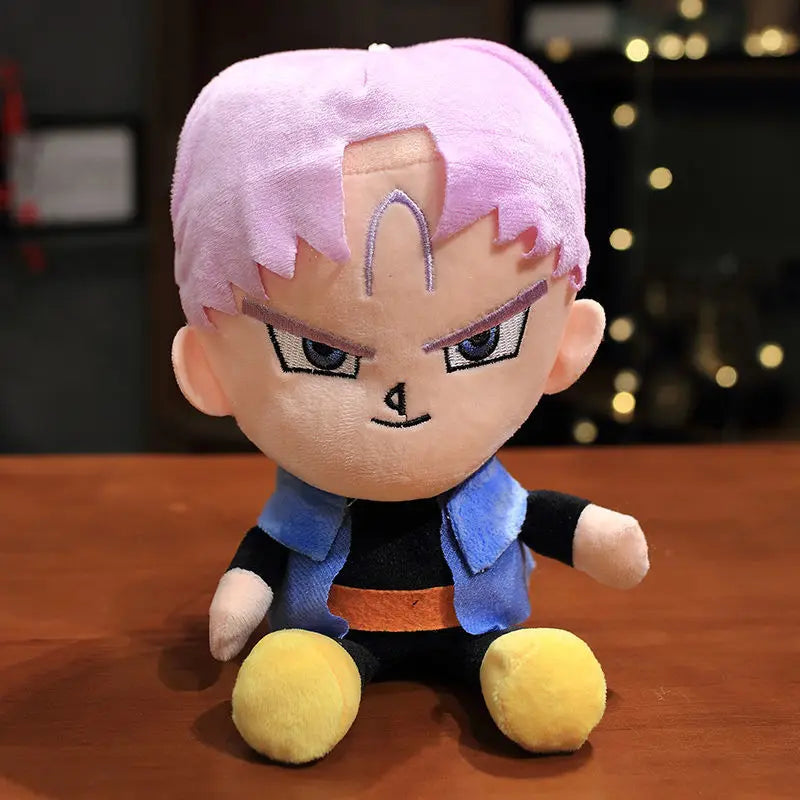 The Anime Plush DragonBall Japan  Toys Super Saiyan Goku Vegeta Picollo Trunks Gohan Cartoon Figure Stuffed Dolls Child Gifts