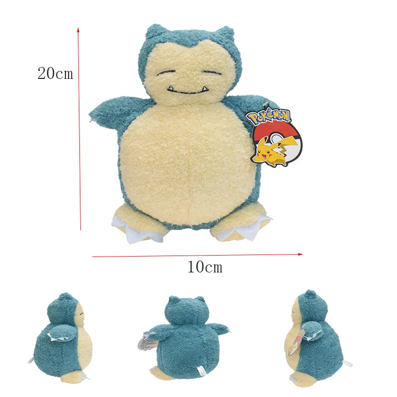 Snorlax Plush Toys Anime Movie Pocket Monsters New Ditto Snorlax Soft Stuffed Animal Game Doll For Christmas Gift