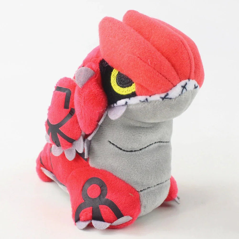 Pokemon Groudon Plush Doll Cartoon Japan Anime Red Elf Plush Toys Soft Stuffed Kawaii Dinosaur Doll Birthday Gift For Kids