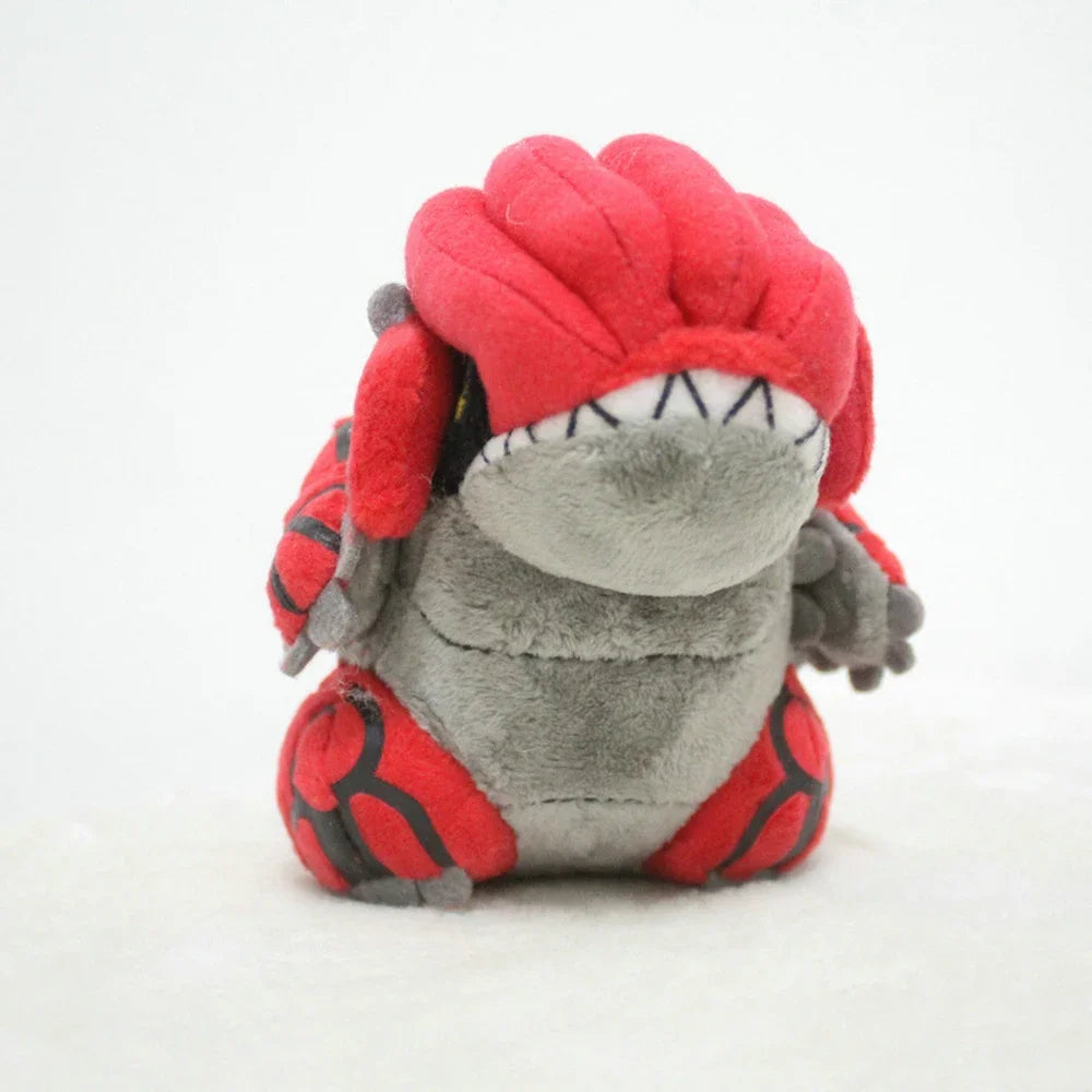 Pokemon Groudon Plush Doll Cartoon Japan Anime Red Elf Plush Toys Soft Stuffed Kawaii Dinosaur Doll Birthday Gift For Kids