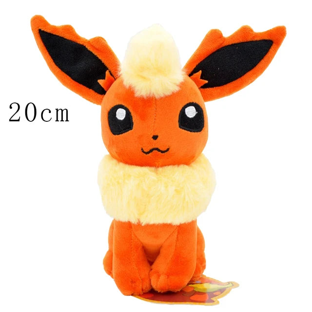 Eevee Family Pokemon Plush Toys Set - Sylveon Umbreon Vaporeon Flareon Pikachu Stuffed Dolls Exquisite Kids Xmas Gift
