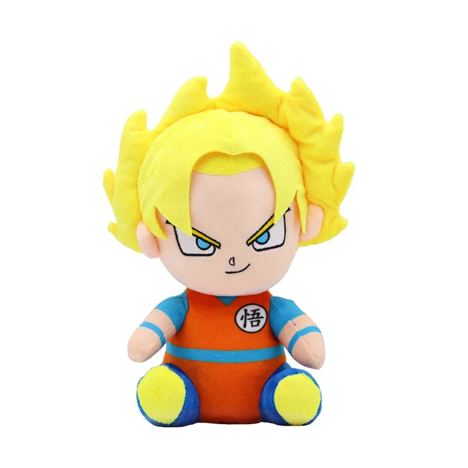 The Anime Plush DragonBall Japan  Toys Super Saiyan Goku Vegeta Picollo Trunks Gohan Cartoon Figure Stuffed Dolls Child Gifts