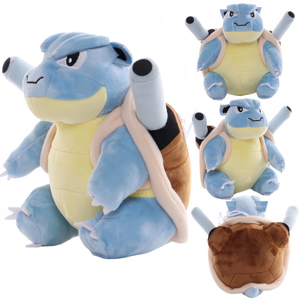 Cute Blastoise Plush Toys Pokemon Plush Toy Bulbasaur Charmander Squirtle Pikachu Anime Figure Gengar Eevee Stuffed Doll Gift