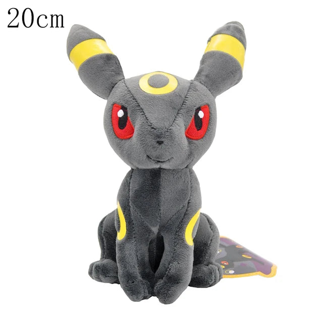 Eevee Family Pokemon Plush Toys Set - Sylveon Umbreon Vaporeon Flareon Pikachu Stuffed Dolls Exquisite Kids Xmas Gift