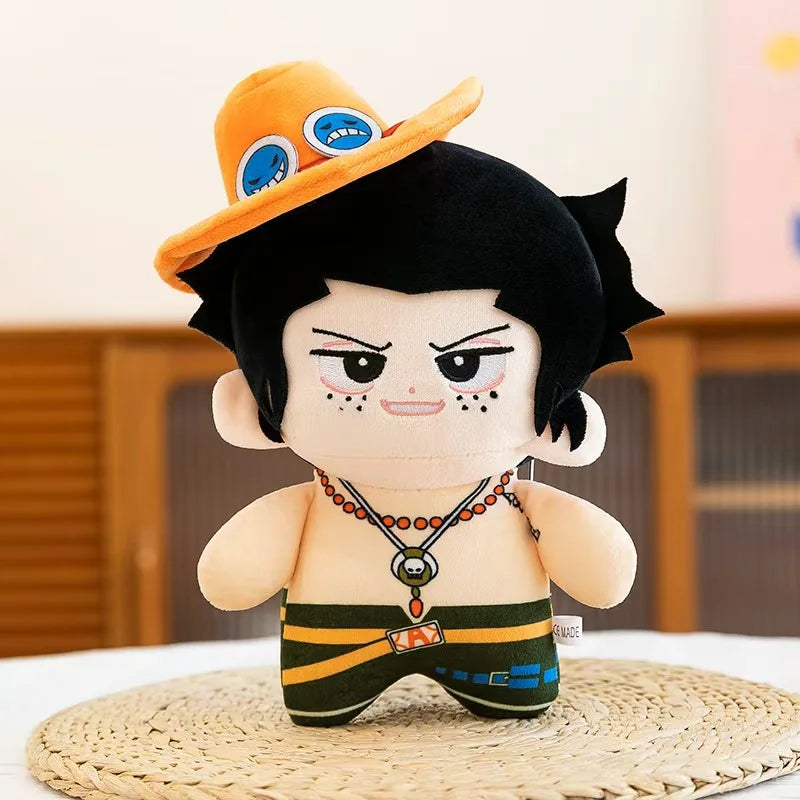 Hot Anime One Piece Plush Toys Cute Sanji Zero Plushie Kawaii Luffy Ace Soft Stuff Doll Room Decor For Birthday Gift