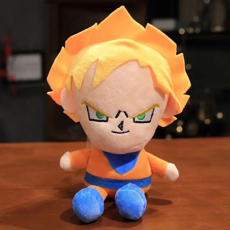 The Anime Plush DragonBall Japan  Toys Super Saiyan Goku Vegeta Picollo Trunks Gohan Cartoon Figure Stuffed Dolls Child Gifts