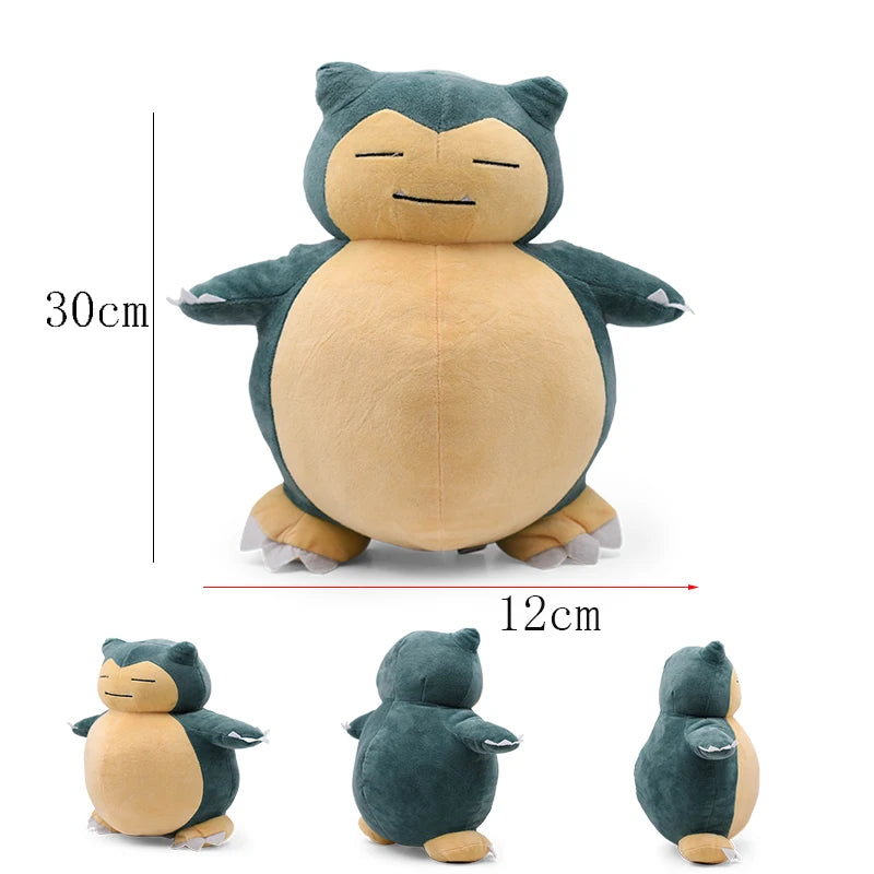 Snorlax Plush Toys Anime Movie Pocket Monsters New Ditto Snorlax Soft Stuffed Animal Game Doll For Christmas Gift