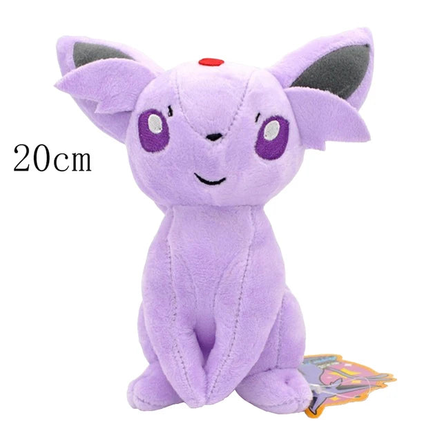 Eevee Family Pokemon Plush Toys Set - Sylveon Umbreon Vaporeon Flareon Pikachu Stuffed Dolls Exquisite Kids Xmas Gift
