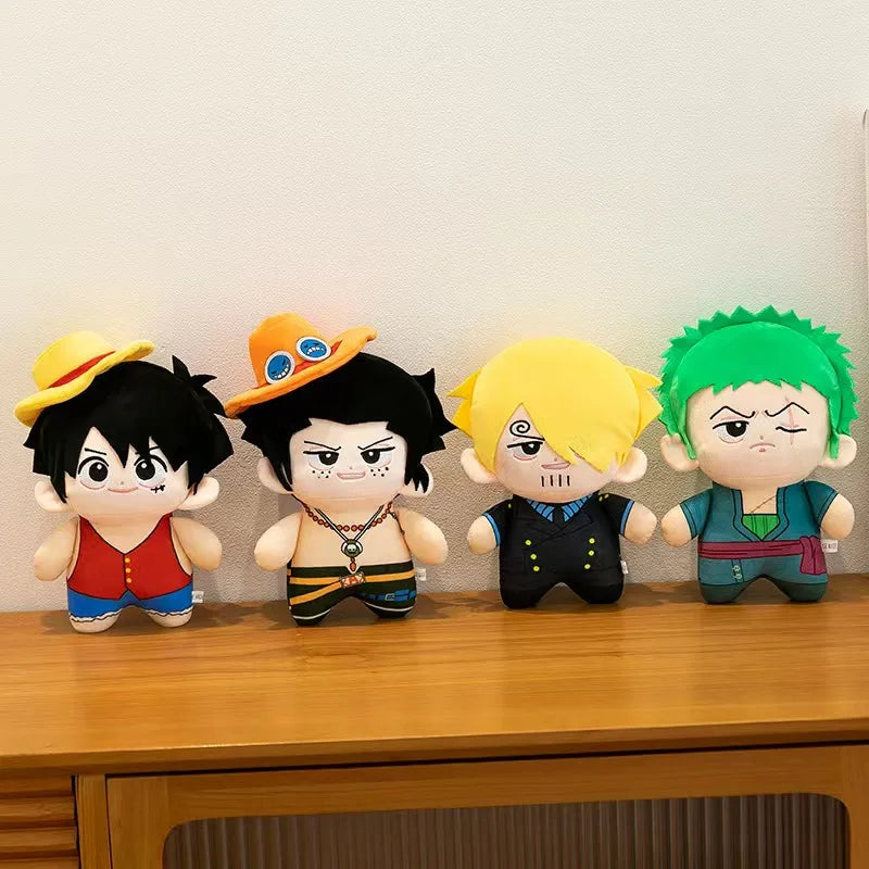 Hot Anime One Piece Plush Toys Cute Sanji Zero Plushie Kawaii Luffy Ace Soft Stuff Doll Room Decor For Birthday Gift