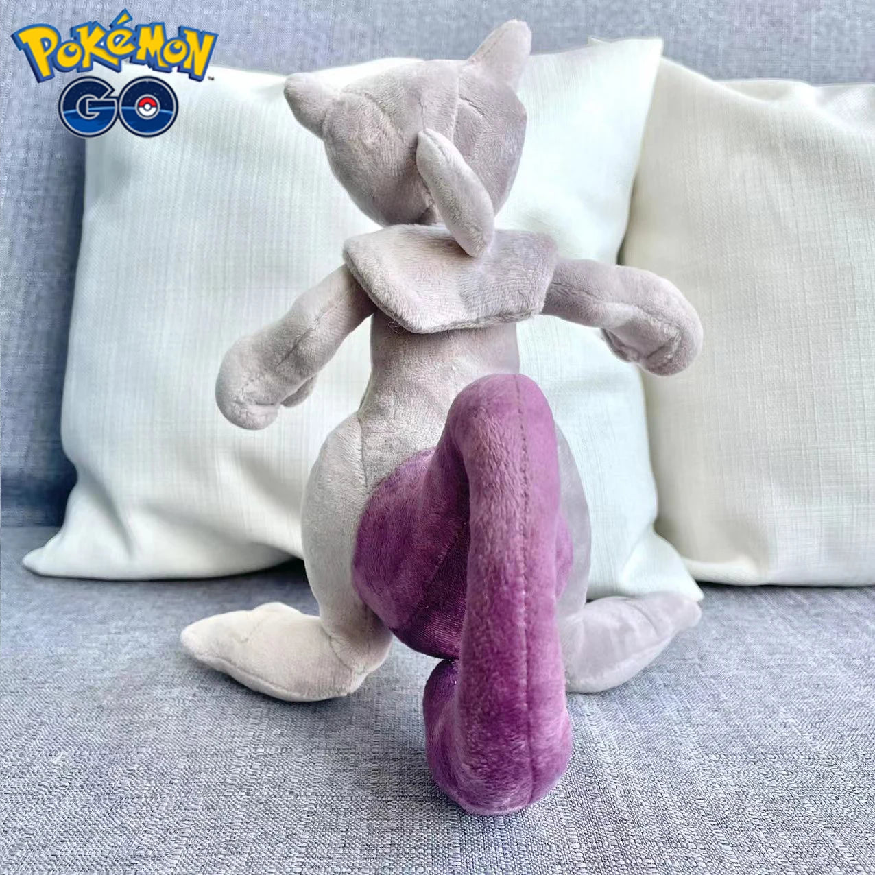 Pokemon Mewtwo Plush Toy 30cm Anime Cartoon Stuffed Animal Cotton Pillow Sofa Doll Party Gift for Child Boy Girl Room Decoration