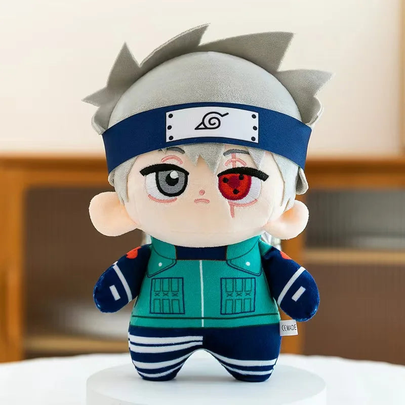 Anime Naruto Plush Toys Cute Sasuke Sakura Plushie Kawaii Kakashi Soft Stuff Doll Room Decor For Birthday Gift